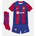 Barcelona Ansu Fati #10 kläder Barn 2023-24 Hemmatröja Kortärmad (+ korta byxor)